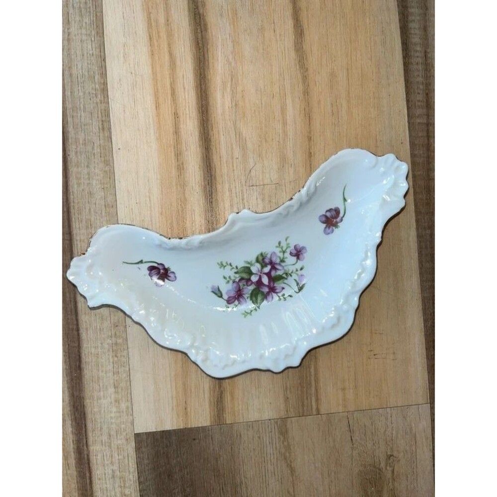 Mid Century Crescent bone dish